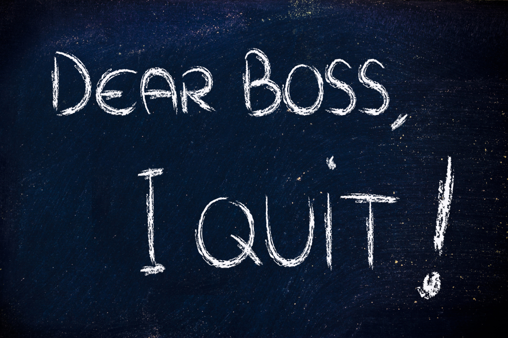 Dear Boss, I Quit: Unhappy Employee Message