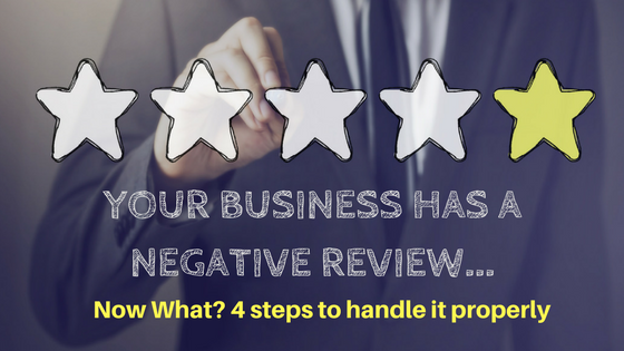 YOUR BUSINESS HAVE A NEGATIVE REVIEW...Now What-